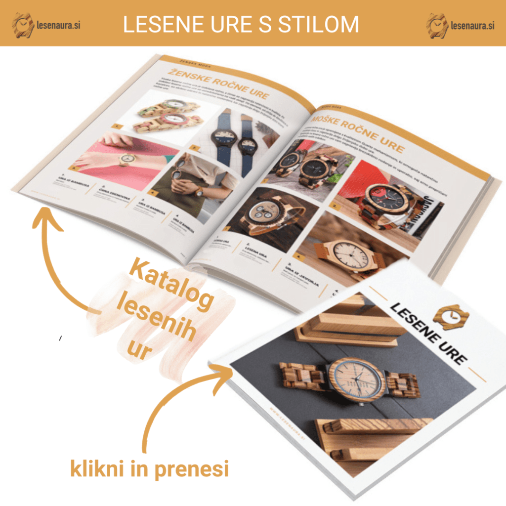 Lesena ura katalog lesenih izdelkov